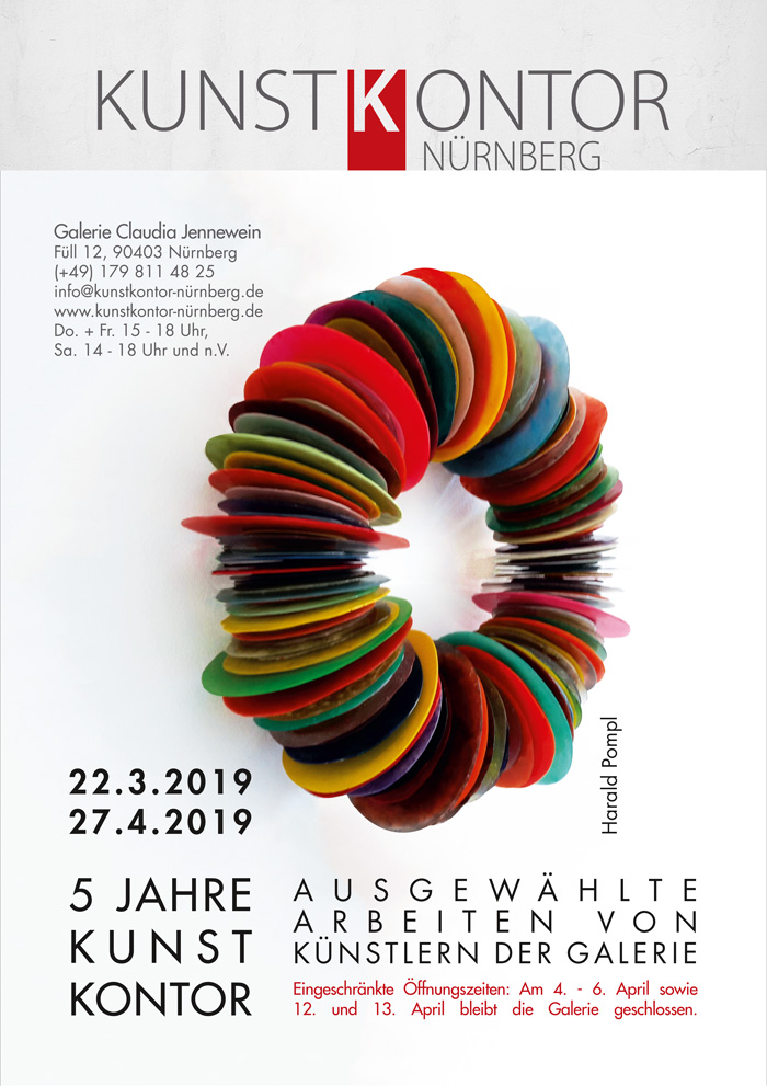 Poster 5 Jahre Kunstkontor Nürnberg