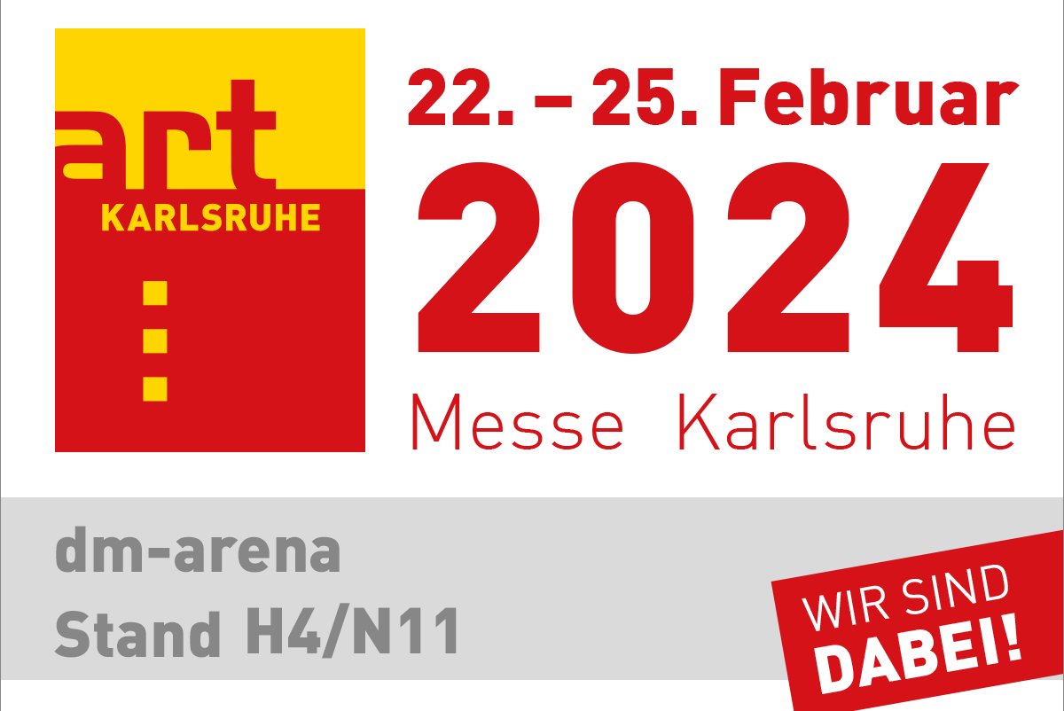 Galerie KunstKontor Nuernberg auf der Art Karlsruhe vom 22. - 25. Februar 2024