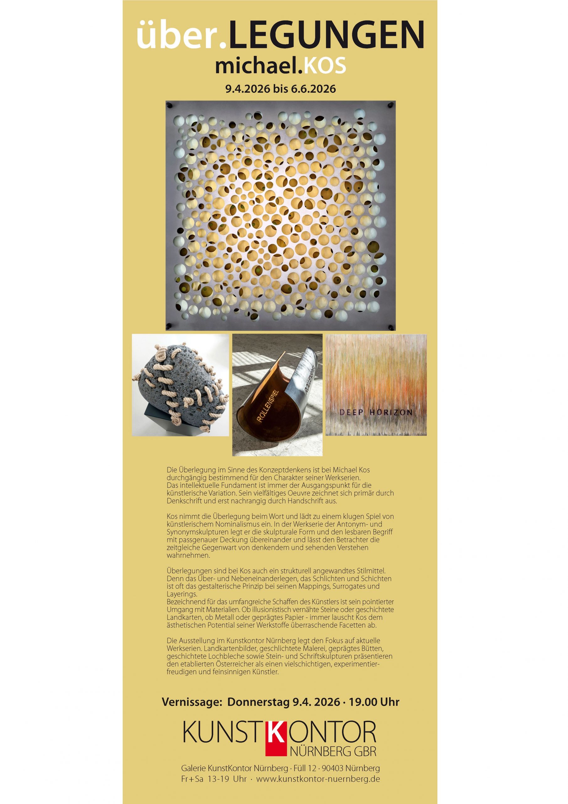 Ausstellung über.LEGUNGEN im KunstKontor